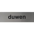 Duwen Pictogram rvs