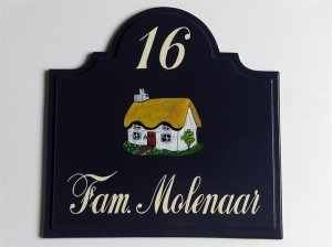 naambord hout