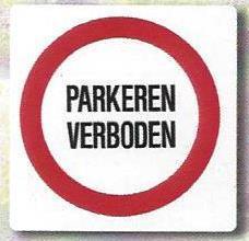 Parkeren verboden