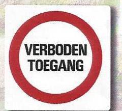 Verboden toegang 