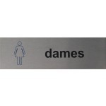 Dames Pictogram rvs