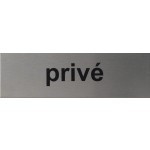 Privé Pictogram rvs