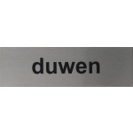 Duwen Pictogram rvs