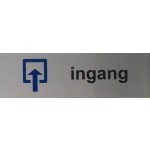 Ingang Pictogram rvs