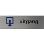 Uitgang Pictogram rvs