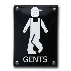 Toilet bord Gentlemen