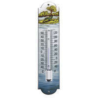 Emaille thermometer Kunst design Kikker