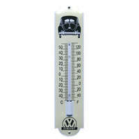 Emaille thermometer Volkswagen kever acherkant