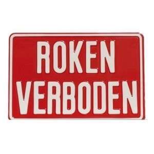 Tekstbord Roken verboden