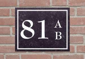Belgisch Natuursteen huisnummers