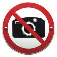 Verbodsborden fotograferen verboden