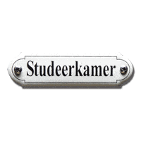 Deurbordje Studeerkamer