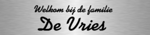 Deur naamplaatjes