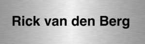 Deur naamplaatjes