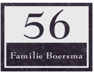 Naamborden van Belgisch natuursteen