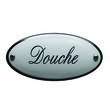 Emaille deurbordje Douche