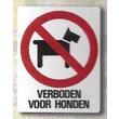 Verboden voor honden