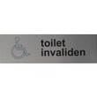 Toilet invaliden Pictogram rvs