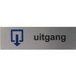 Uitgang Pictogram rvs