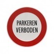 Parkeren verboden verbodsbord