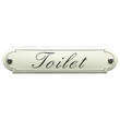 Emaille Toilet bord klassiek