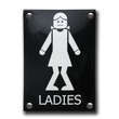 Toilet bord voor Ladies