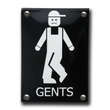 Toilet bord Gentlemen