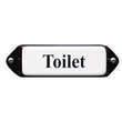 Emaille Toilet bord oor