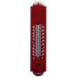 Emaille thermometer deco Bordeaux-Crème