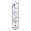 Emaille thermometer Kunst design Man met hoed