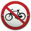 Verbodsborden verboden voor fietsen