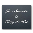 Antraciet naamplaat RVS